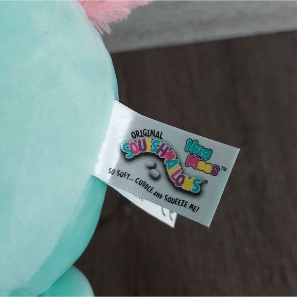 Squishmallows Hugmees Unicorn Keyana Standing Teal Pink 9" Plush Stuffed Animal - Picture 4 of 4